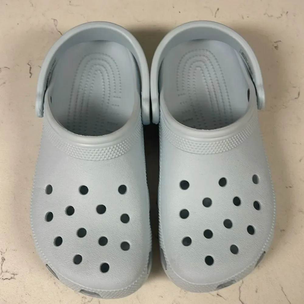Crocs Classic Clog Light Blue Rubber Shoes Unisex Adult M5 / W7 - Picture 2 of 15